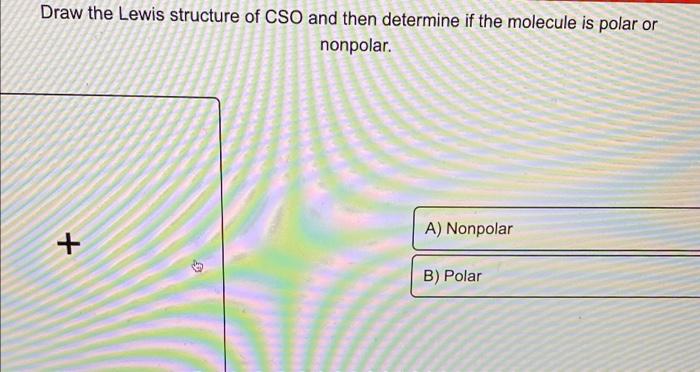 Is cso polar or nonpolar