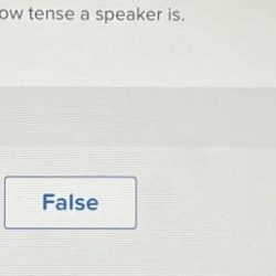 Listeners usually realize how tense a speaker is.