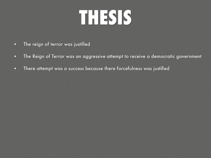 The reign of terror was it justified dbq answers