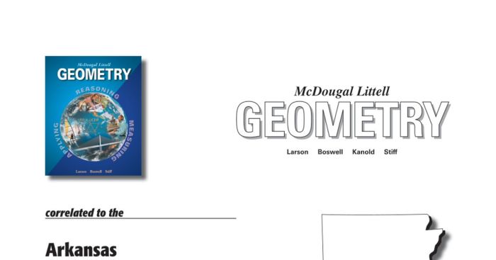 Mcdougal littell geometry practice workbook solutions